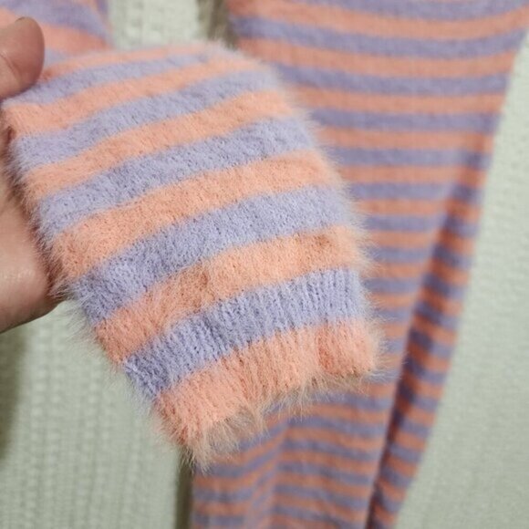 Fashion Nova Bel Air Babe Bodycon Dress Pink/Lavender Stripe Size Small - Picture 3 of 10